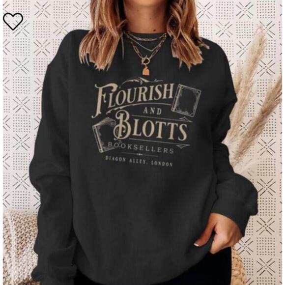 Unbranded Other - Harry Potter Inspired Flourish & Blotts 2024 Legend Graphic Hoodie,4xl
